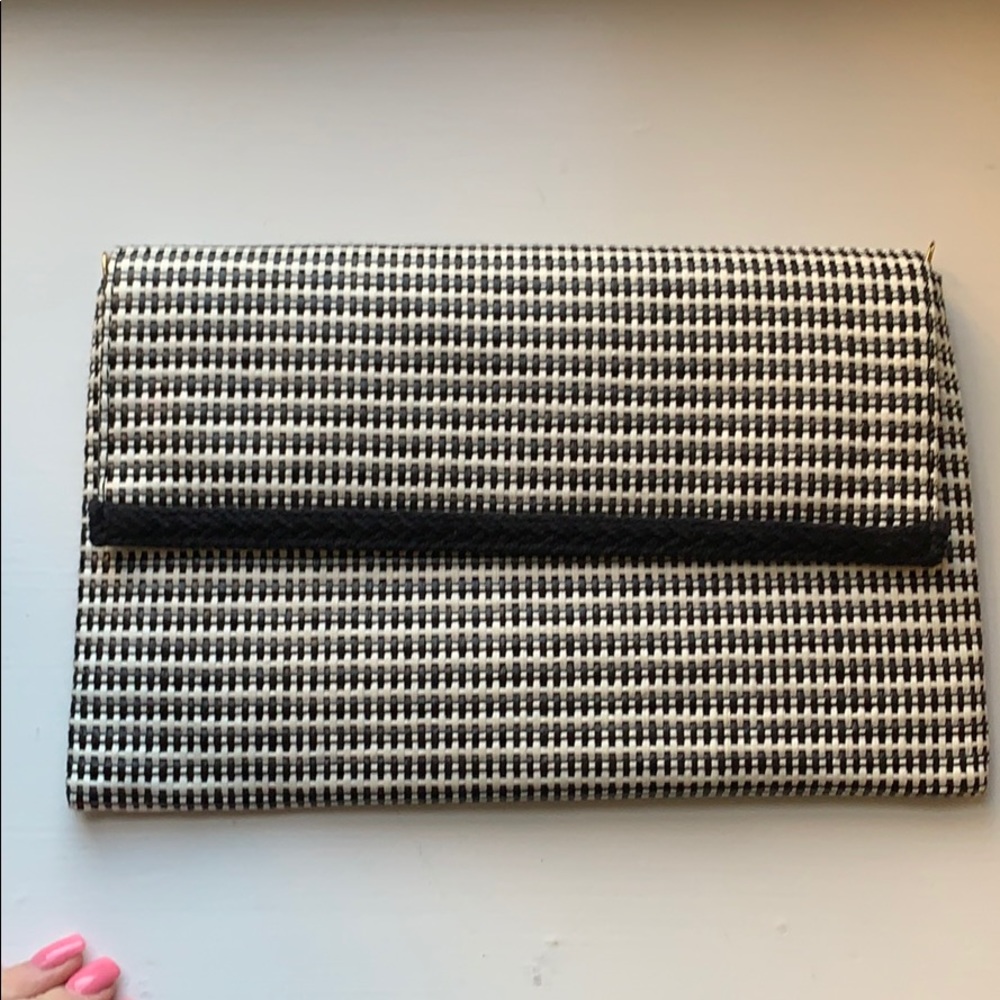 Black & white clutch
